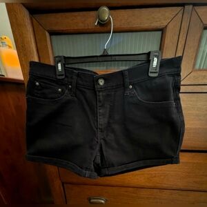 Levi's Black Jean Shorts  Casual
